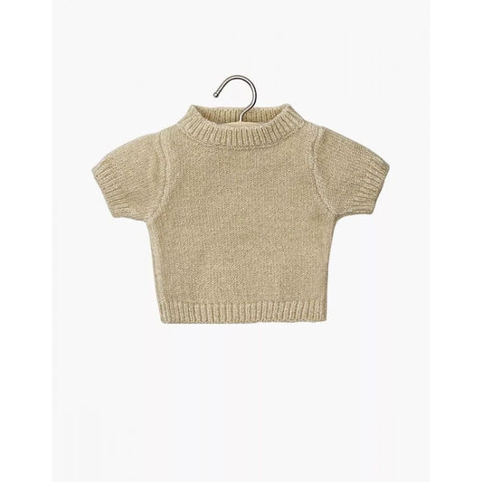 GORDIS - PULL MANCHES COURTES PAULA EN TRICOT CREME -Minikane