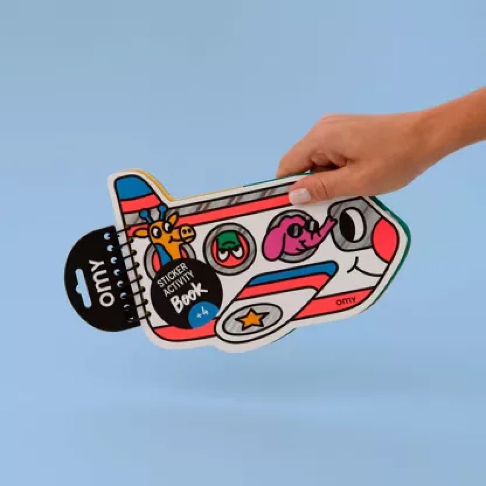 CARNET D'ACTIVITE STICKERS - VROOM VROOM -Omy