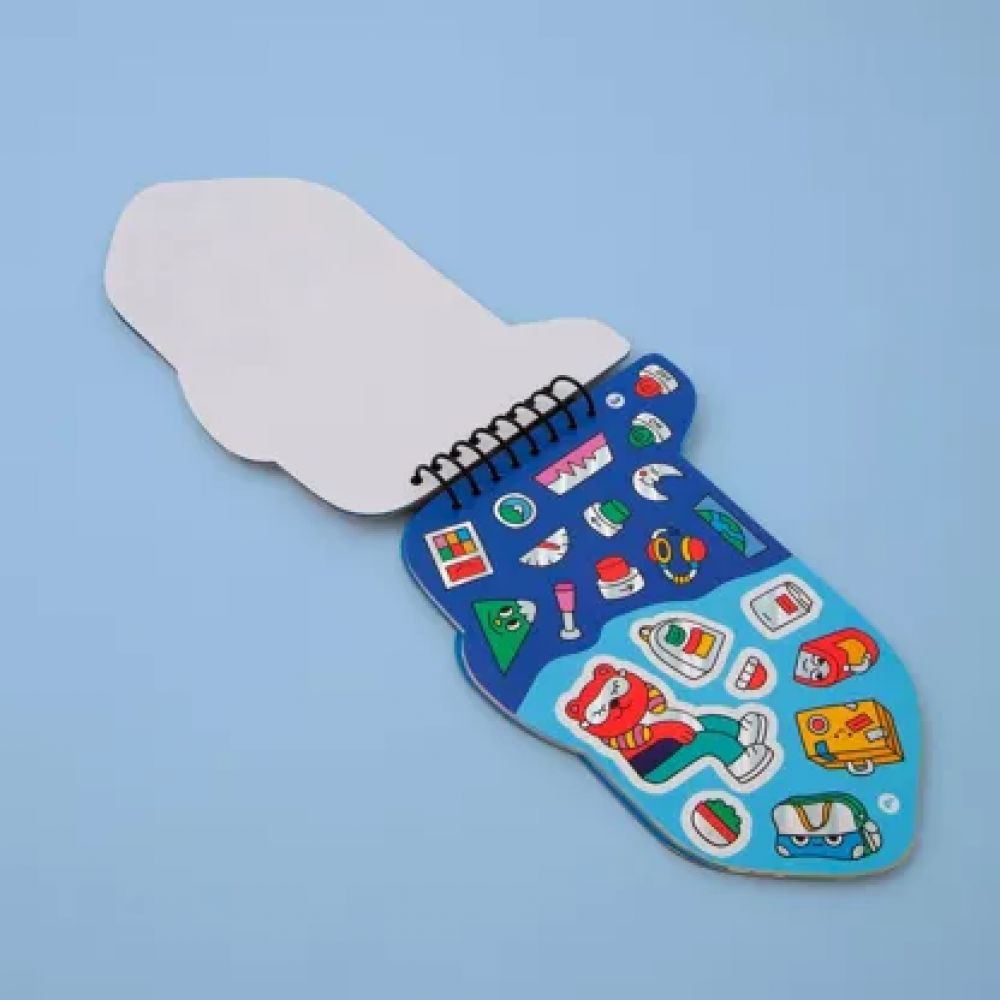 CARNET D'ACTIVITE STICKERS - VROOM VROOM -Omy