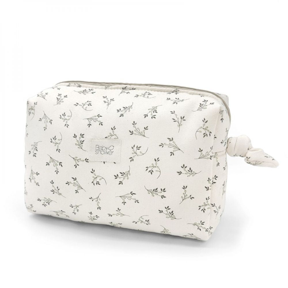BABYSHOWER - TROUSSE DE TOILETTE SOPHIE OLIVE BLOOM CANVAS