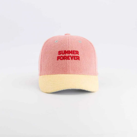 CASQUETTE BEBE SUMMER FOREVER EPONGE ROSE -Chamaye