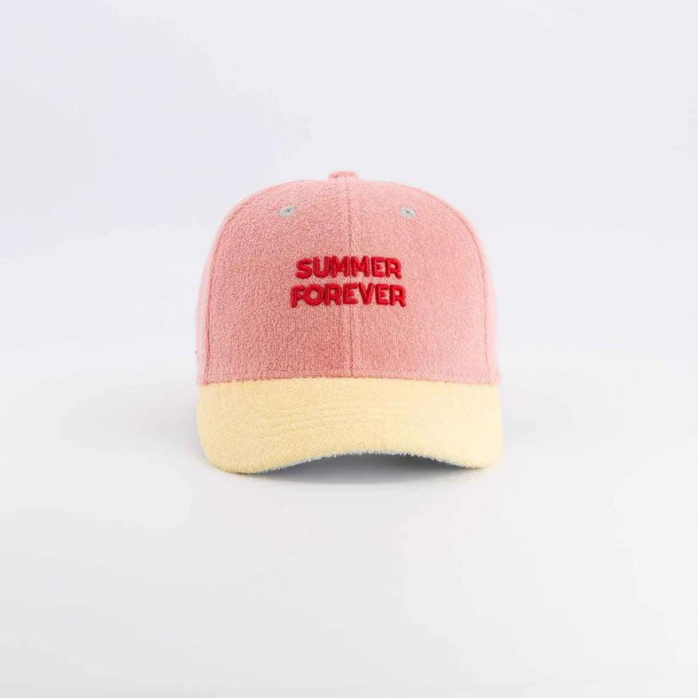 CASQUETTE BEBE SUMMER FOREVER EPONGE ROSE -Chamaye
