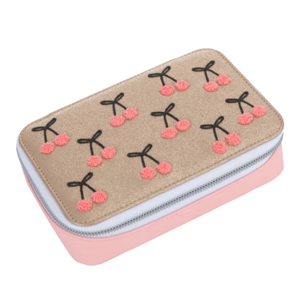 PENCIL BOX FILLED CHERRY POMPON -Jeune Premier