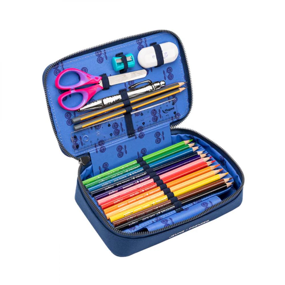 PENCIL BOX FILLED - CAMP LIFE -Jeune Premier