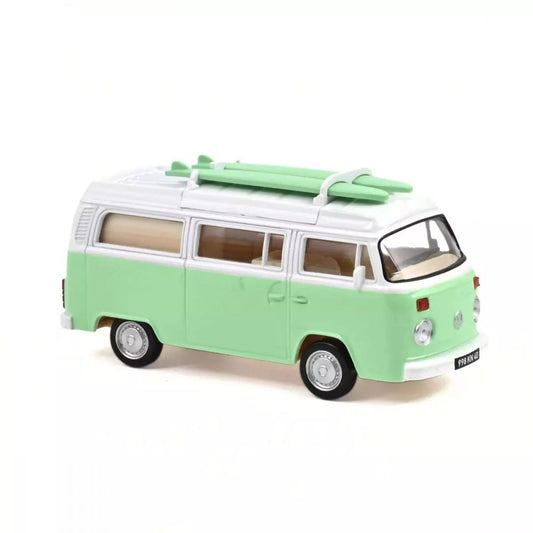 VOLKSWAGEN COMBI T2B CAMPER VAN 1973 VERT PASTEL1/43 -Norev
