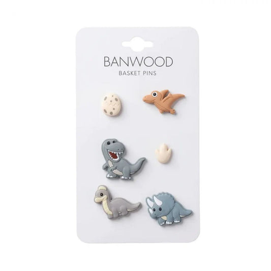 PINS POUR PANIER DINOSAURES -Banwood