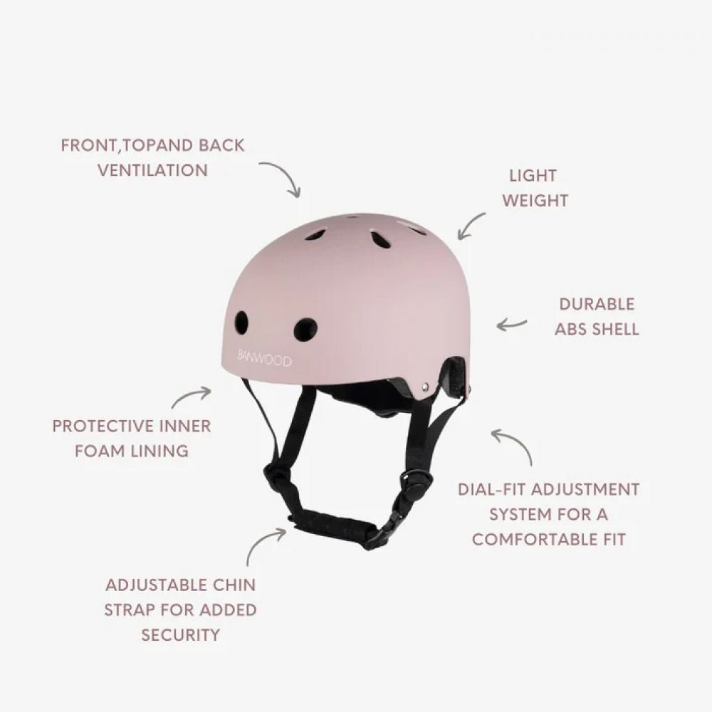 CASQUE DUSTY PINK MAT -Banwood