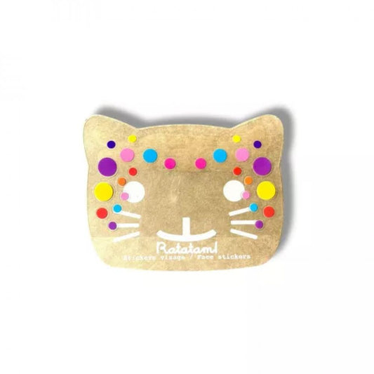 STICKERS DE VISAGE POIS -Ratatam