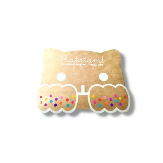 STICKERS ONGLES POIS - MULTICO -Ratatam