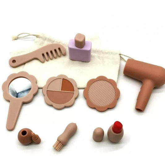 KIT DE BEAUTE EN SILICONE BEIGE -Petikids