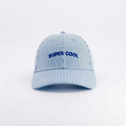 CASQUETTE BEBE SUPER COOL BLEU -Chamaye