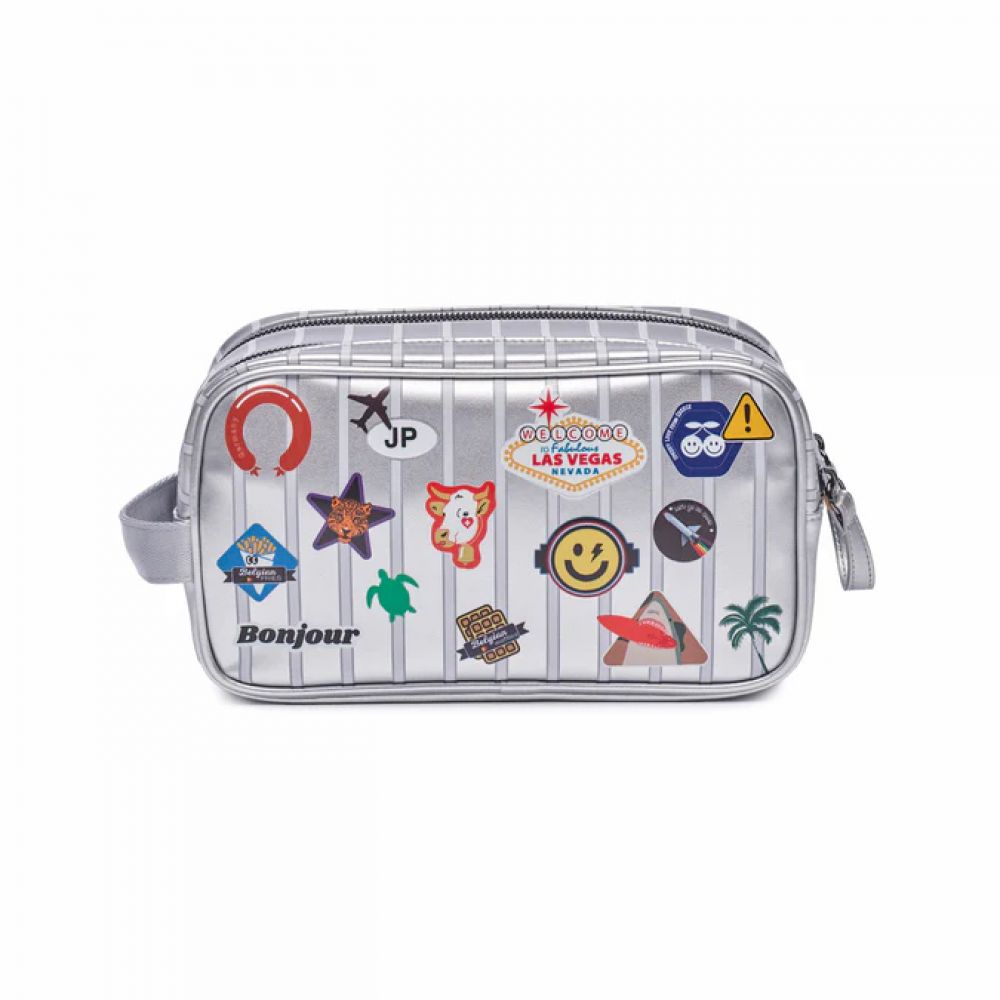 TRAVEL POUCH - JETSETTER SILVER -Jeune Premier