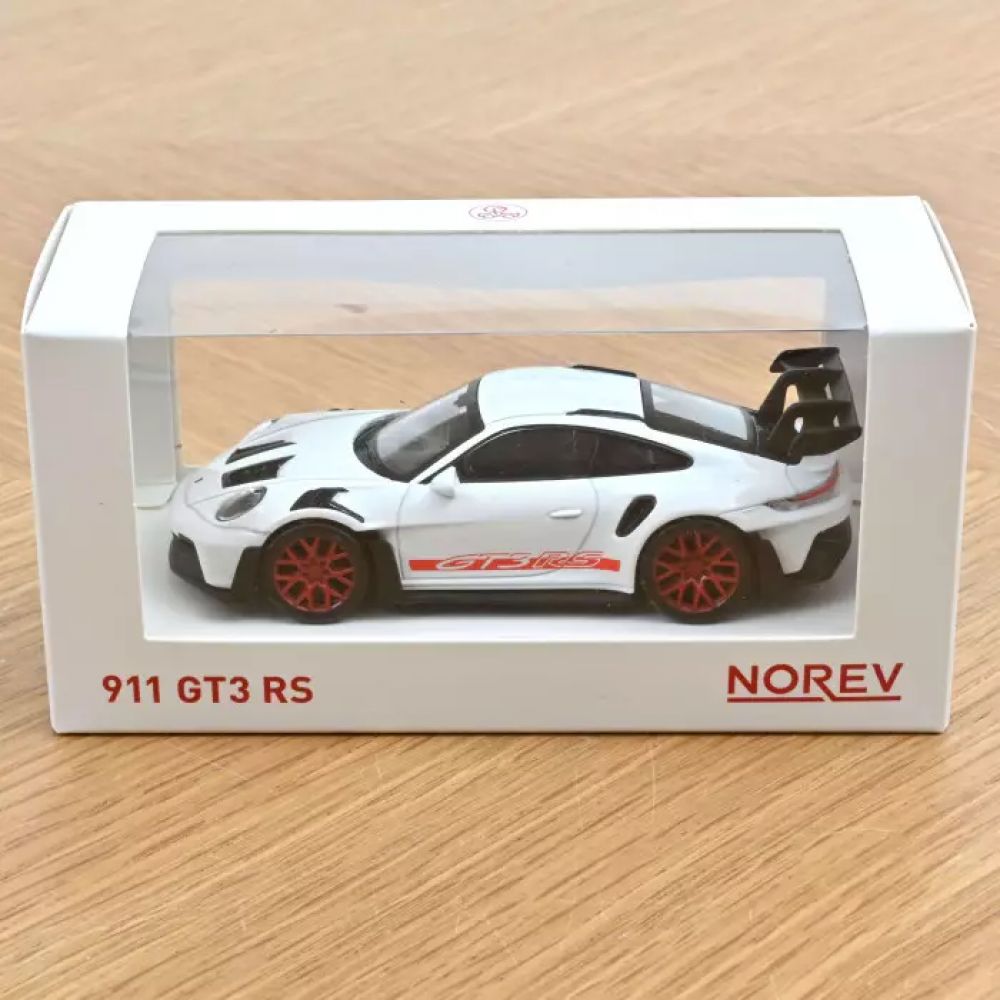 PORSCHE 911 GT3 RS 2022 BLANC JET-CAR 1/43 - -Norev