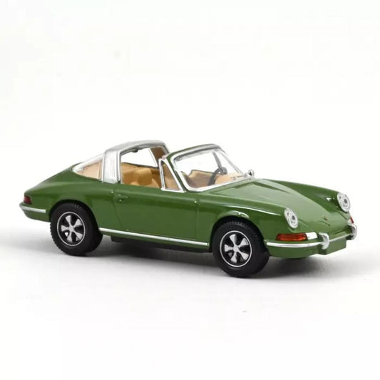 PORSCHE 911 TARGA 1969 VERT OLIVE JET-CAR 1/43 - -Norev
