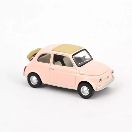 FIAT 500 F 1965 ROSE PASTEL JET-CAR 1/43 - -Norev