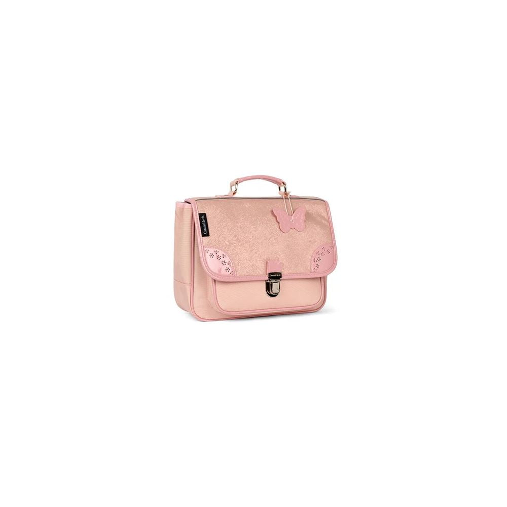 PETIT CARTABLE PEARL BLUSH OXFORD ROSE -Caramel & Cie