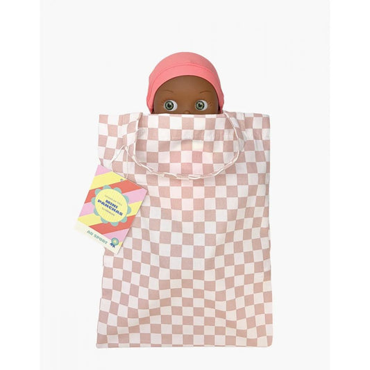 POUPEE 27CM - MINI PANCHA - PRUNELLE AU SPORT ET SON ENSEMBLE PISCINE CORAIL FLUO -Minikane