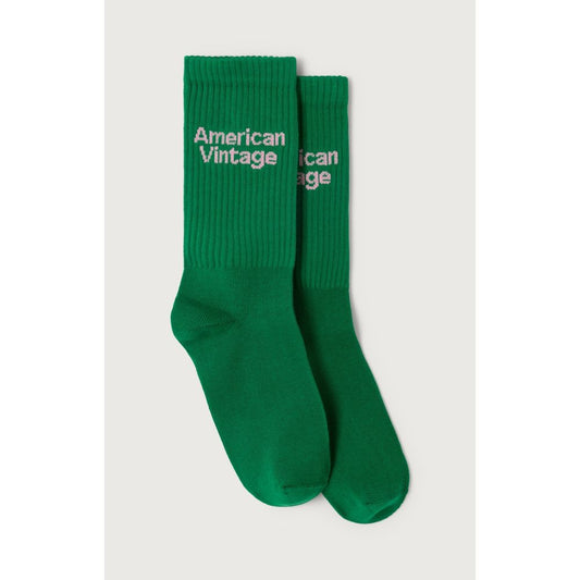CHAUSSETTES - VERT  -American Vintage