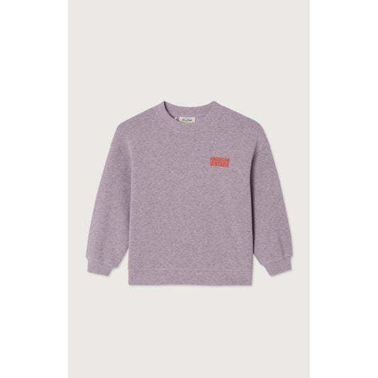 SWEAT MI-LONG ML COL ROND - DRAGEE SURTEINT 3-6 -American Vintage