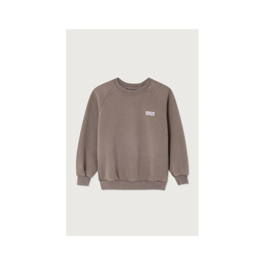 SWEAT ML COL ROND - CENDRE VINTAGE 3-6 -American Vintage