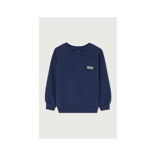 SWEAT ML COL ROND IZUBIRD - NAVY VINTAGE 7+ -American Vintage