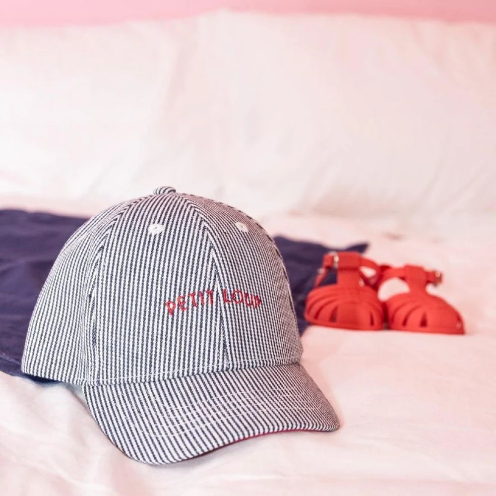 CASQUETTE PETIT LOUP MARINE -Chamaye