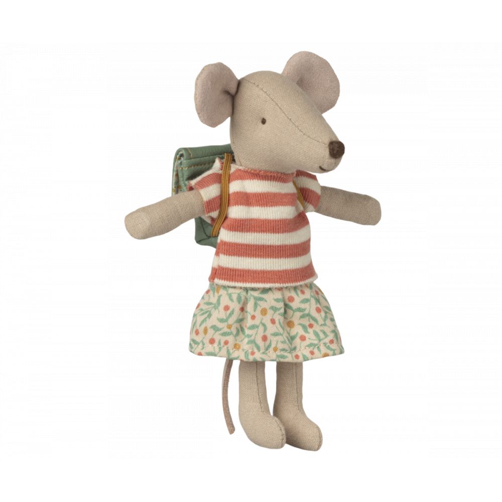 SOURIS TRICYCLE GRANDE SOEUR - VERTE -Maileg