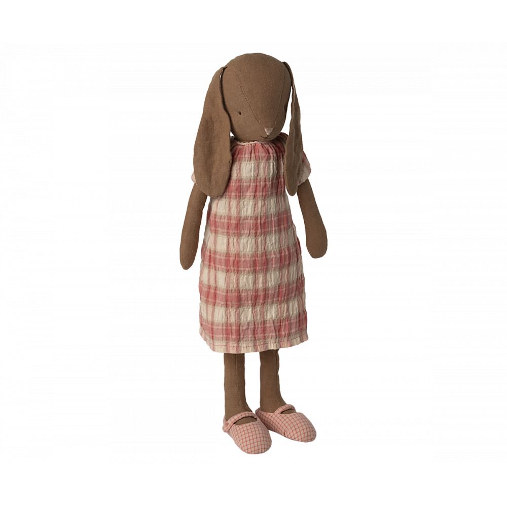 LAPIN TAILLE 3 - MARRON CHOCOLAT - ROBE -Maileg