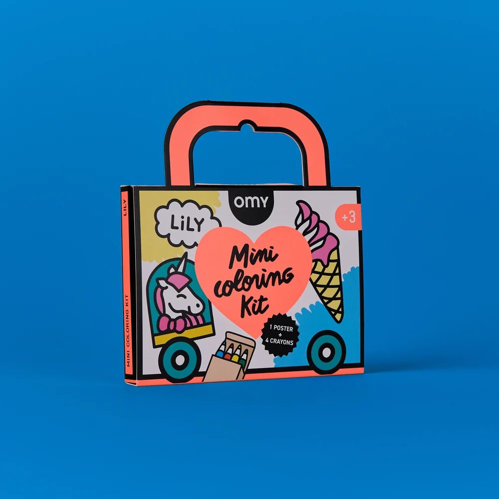 MINI COLORING KIT - LILY -Omy