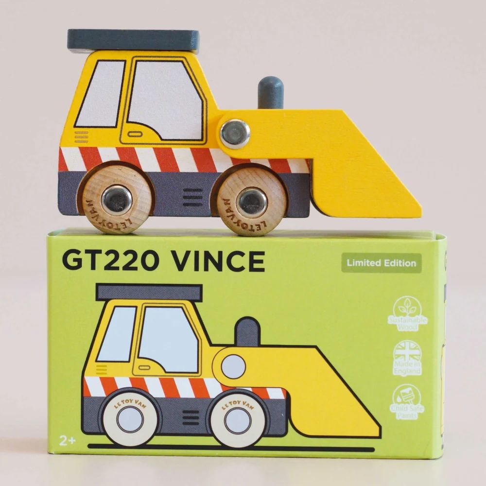 BULLDOZER "VINCE" - N°38 -Toy Van Classic Car