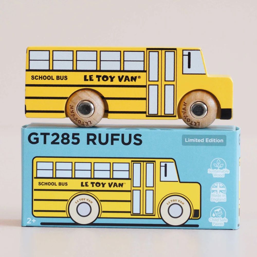 BUS SCOLAIRE "RUFUS" - N°47  -Toy Van Classic Car