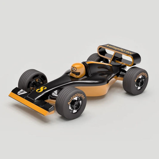 VOITURE RACING CAR BLACK - 34CM -Autoplaytec