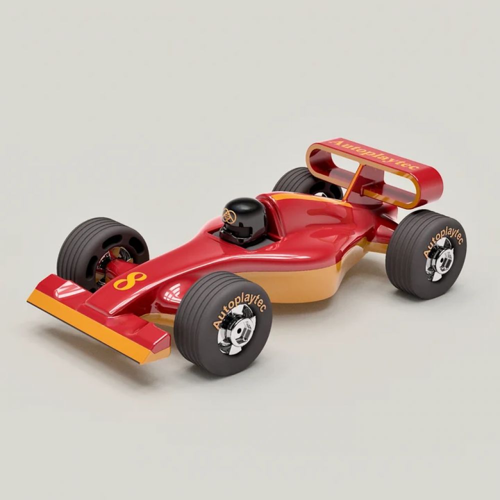 VOITURE RACING CAR RED - 34CM -Autoplaytec