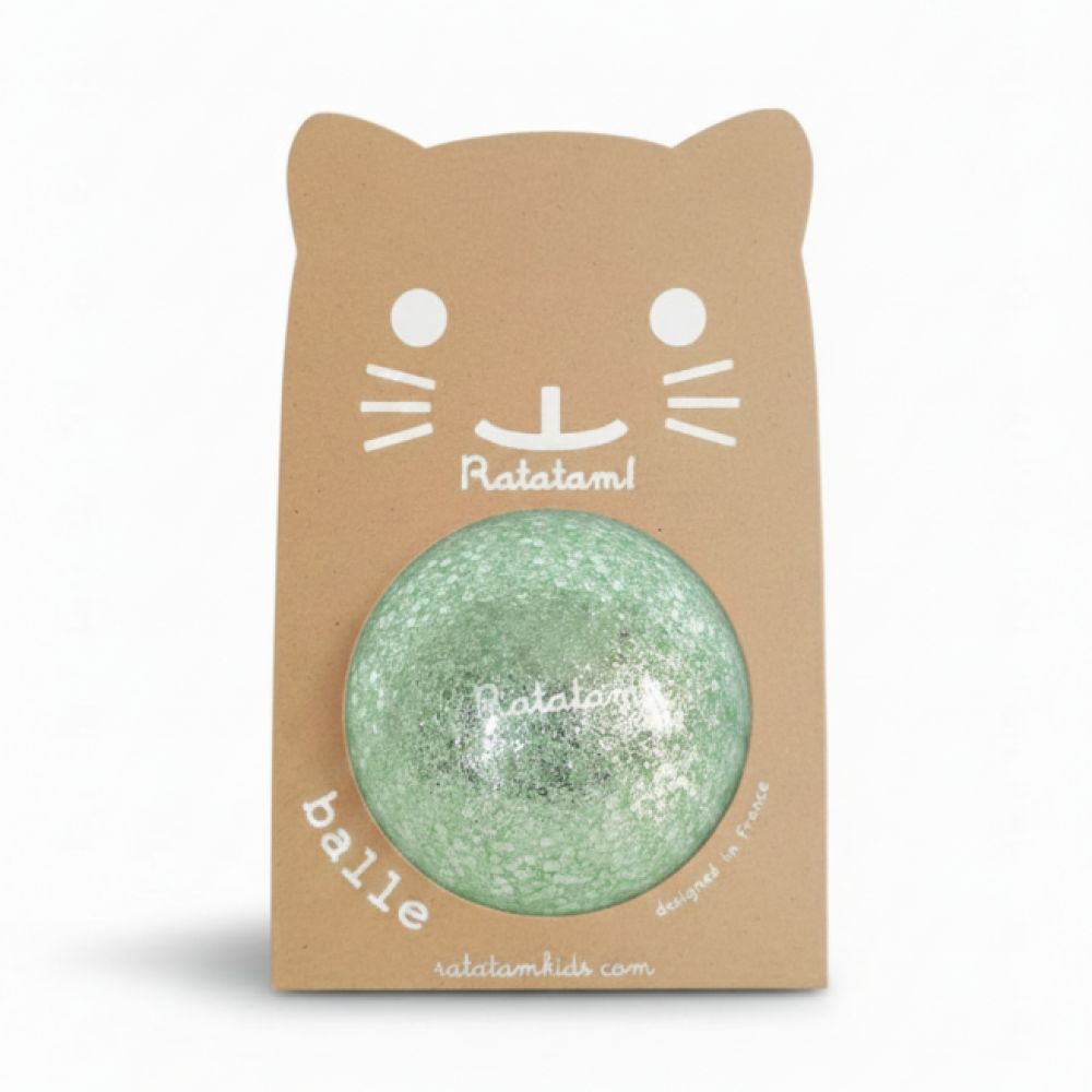 BALLE MINI SHINY BLEU 10CM -Ratatam