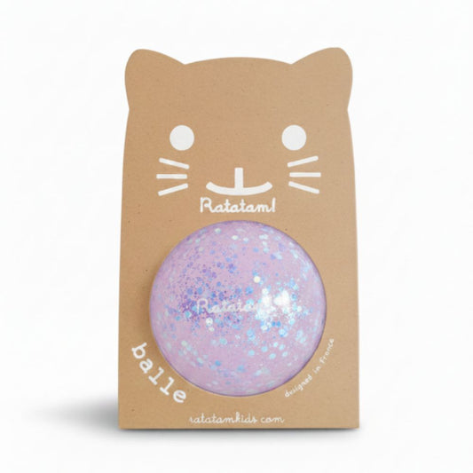 BALLE MINI SHINY VIOLET 10CM -Ratatam