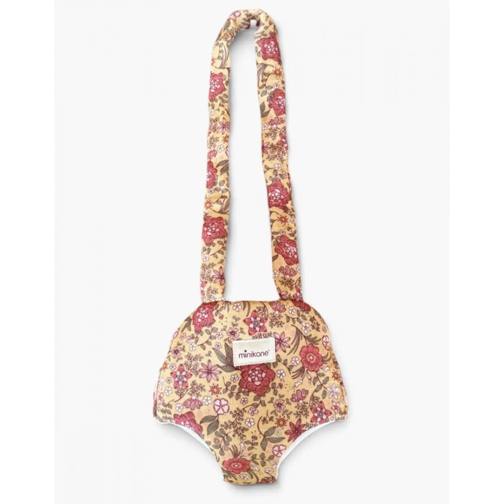 PORTE POUPEE EN GAZE DE COTON BAL D'AUTOMNE -Minikane