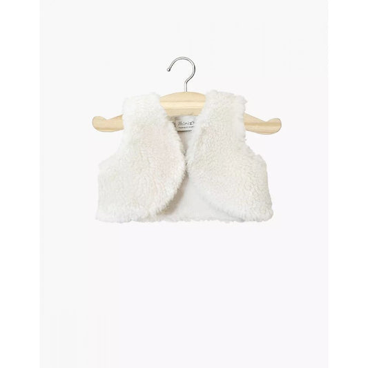 BABIES - GILET SANS MANCHES TAO EN ECRU -Minikane