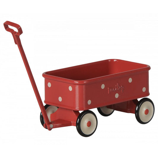 CHARIOT - SOURIS - ROUGE -Maileg