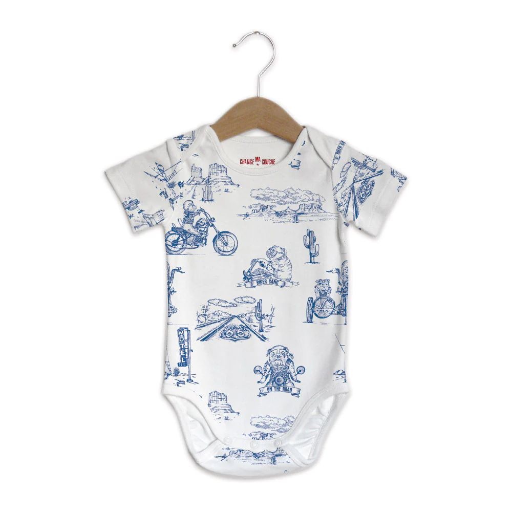 BODY BLUE BIKER MANCHES COURTES -Change Ma Couche