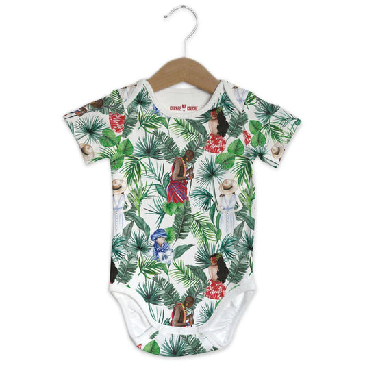 BODY HUMAN TROPICAL MANCHES COURTES -Change Ma Couche