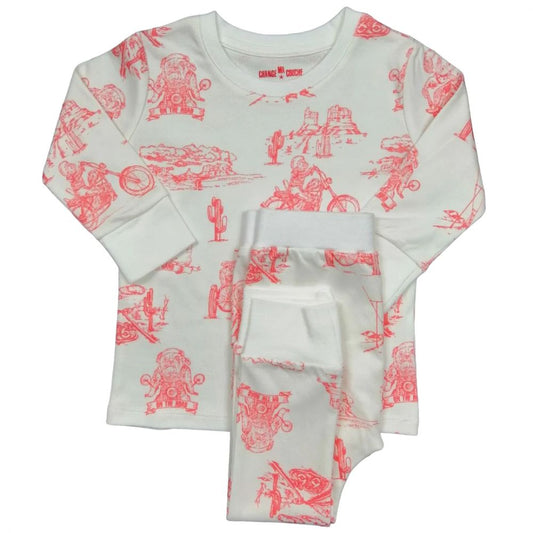 PYJAMA GRAND PINK BIKER -Change Ma Couche