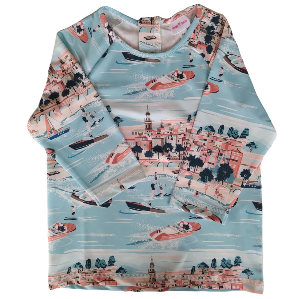 T-SHIRT ANTI-UV RIVIERA -Change Ma Couche