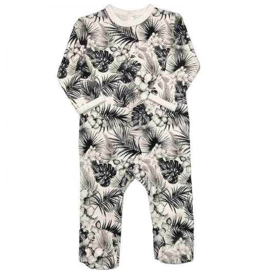 PYJAMA BB TROPICAL BLACK AND WHITE -Change Ma Couche