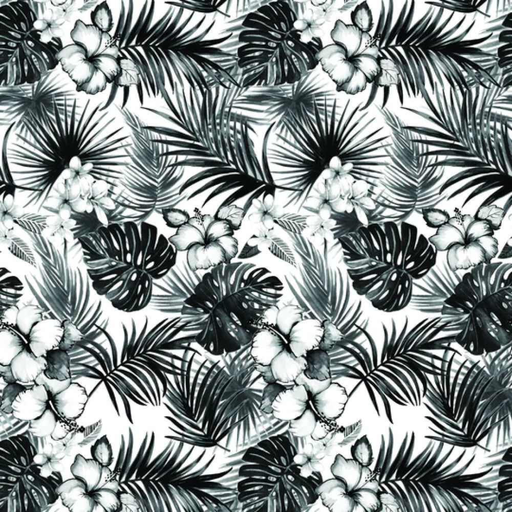 CHANGE MA COUCHE - PYJAMA BB TROPICAL BLACK AND WHITE