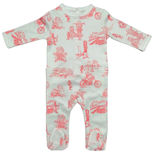 CHANGE MA COUCHE - PYJAMA BB PINK BIKER