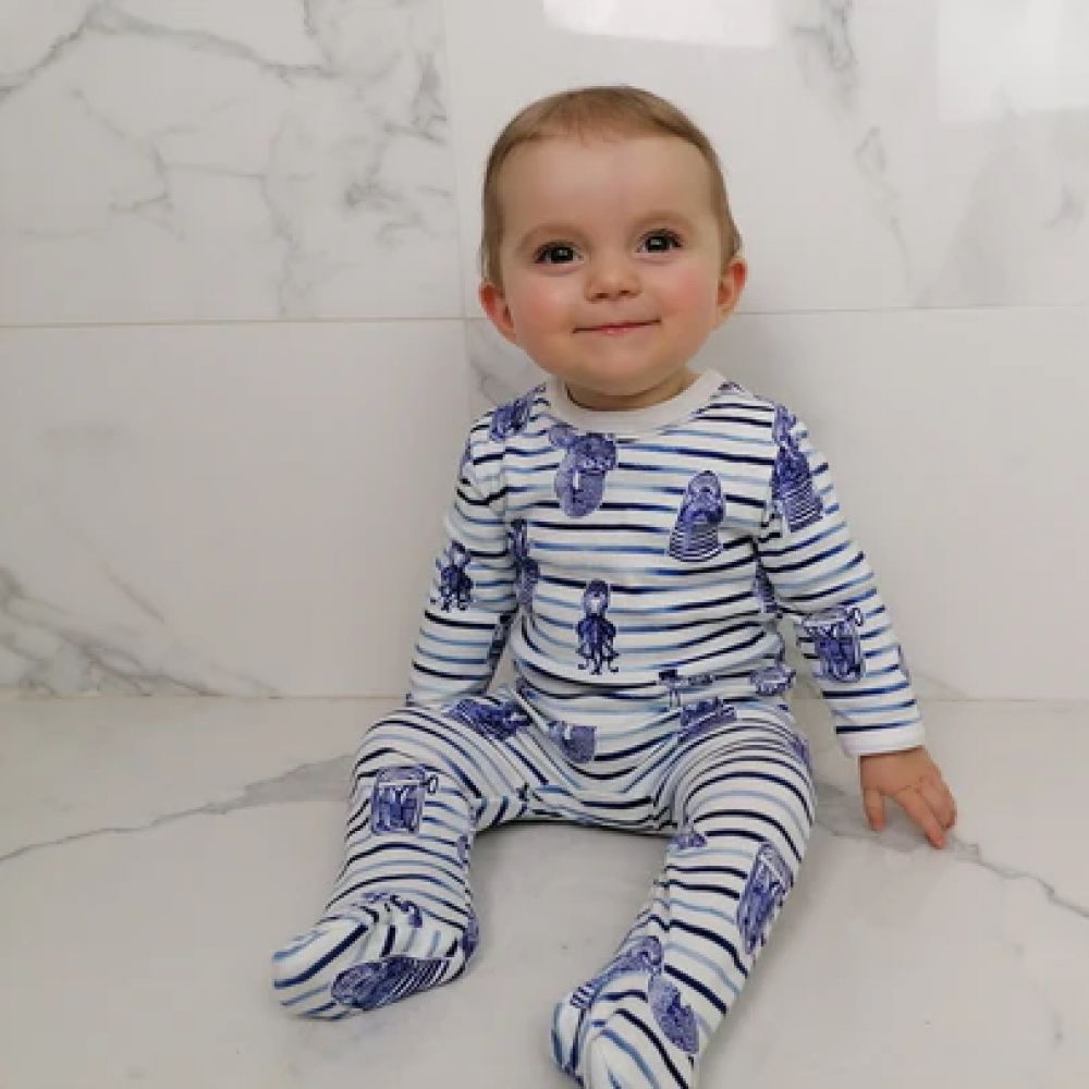 CHANGE MA COUCHE - PYJAMA BB MARINIERE