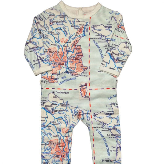 PYJAMA BB CARTE D'ECOLIER